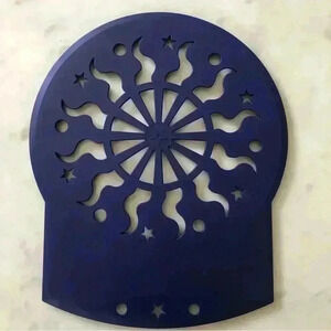 Tupperware Purple Cool'n Lift Cake Pie Rack /  Stencil Celestial Pattern 3344 A